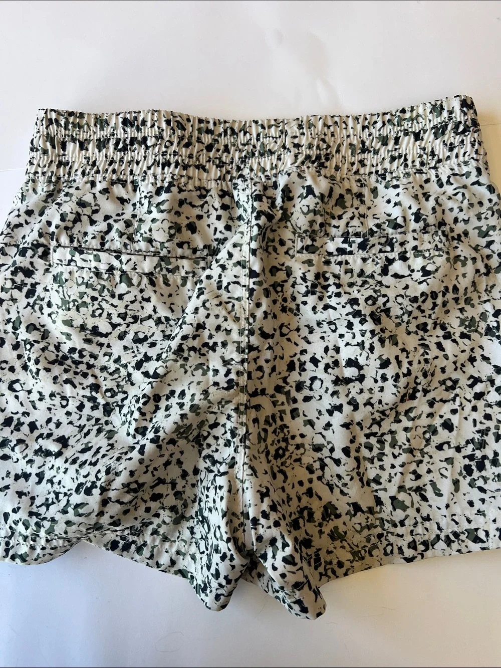 Old Navy Cream and Black Printed Kids Shorts